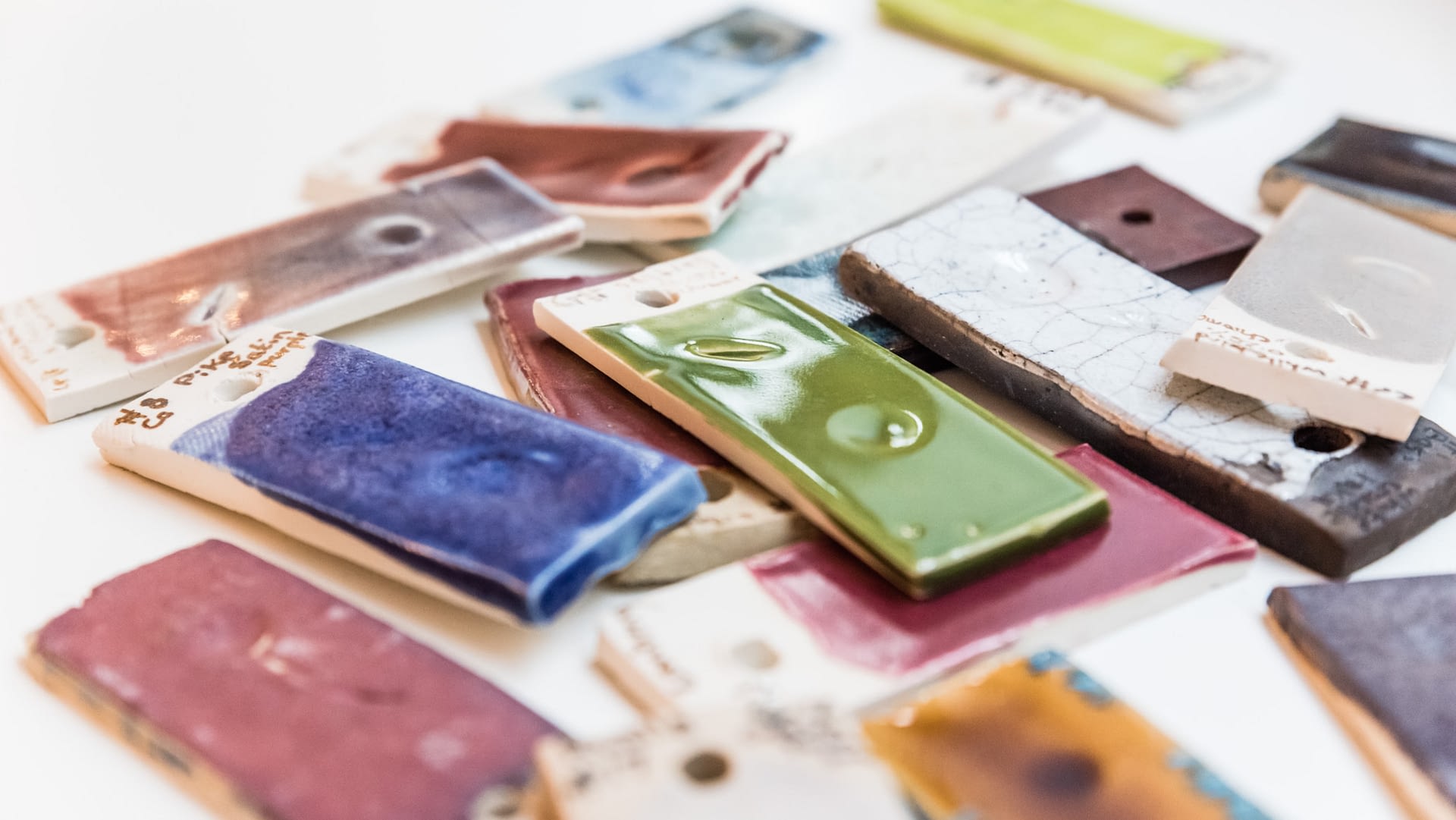 Tiles from the glaze spectrum